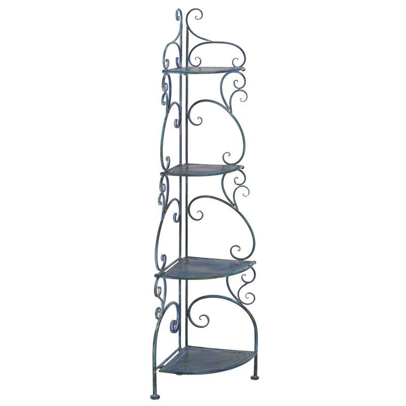 Support pour plante Vangesa, Bleu mousse