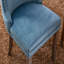 Chaise de salle à manger rembourrée à oreilles Gainous avec garniture cloutée et pieds en bois massif-413236854-413236853-463451880