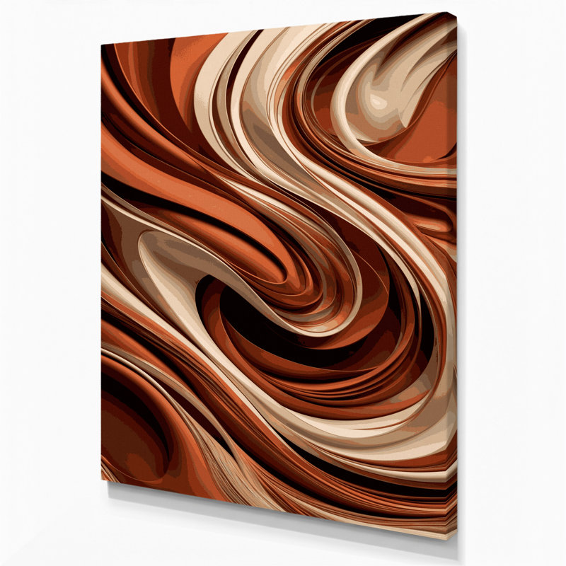 Art numérique sur toile, abstraction numérique 2, H 20 po x l 24 po
