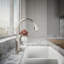 Robinet de cuisine rétractable Motif avec distributeur de savon / lotion-47571568