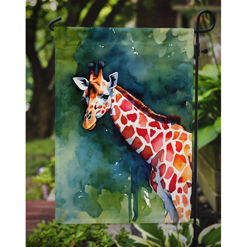 Drapeau de jardin en polyester double face H 15,5 po x l 11,25 po