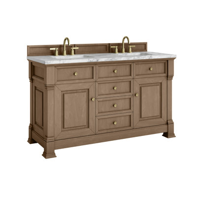 Brookfield 60'' Double Bathroom Vanity with Top