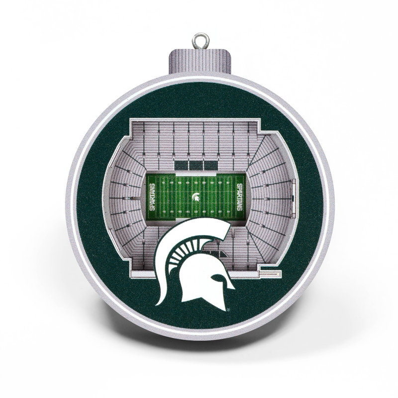 Ornement NCAA Holiday, Spartans de Michigan State