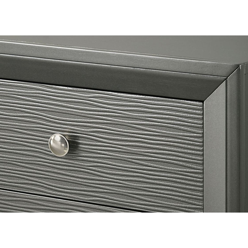 Commode ronde contemporaine à 5 tiroirs 1Pc