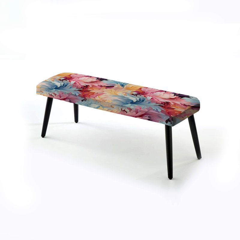 Banc damassé multicolore Painterly