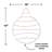 Ornament LED with Striped 48"