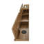 Bureau d'ordinateur compact avec rangement multiple