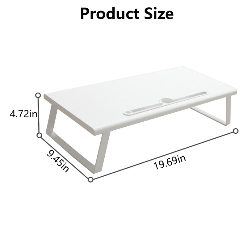 Desktop Monitor Bracket, Blanc