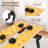 Folding Work Table Portable Workbench With Adjustable Height, Tiltable Platform, Ruler & Protractor