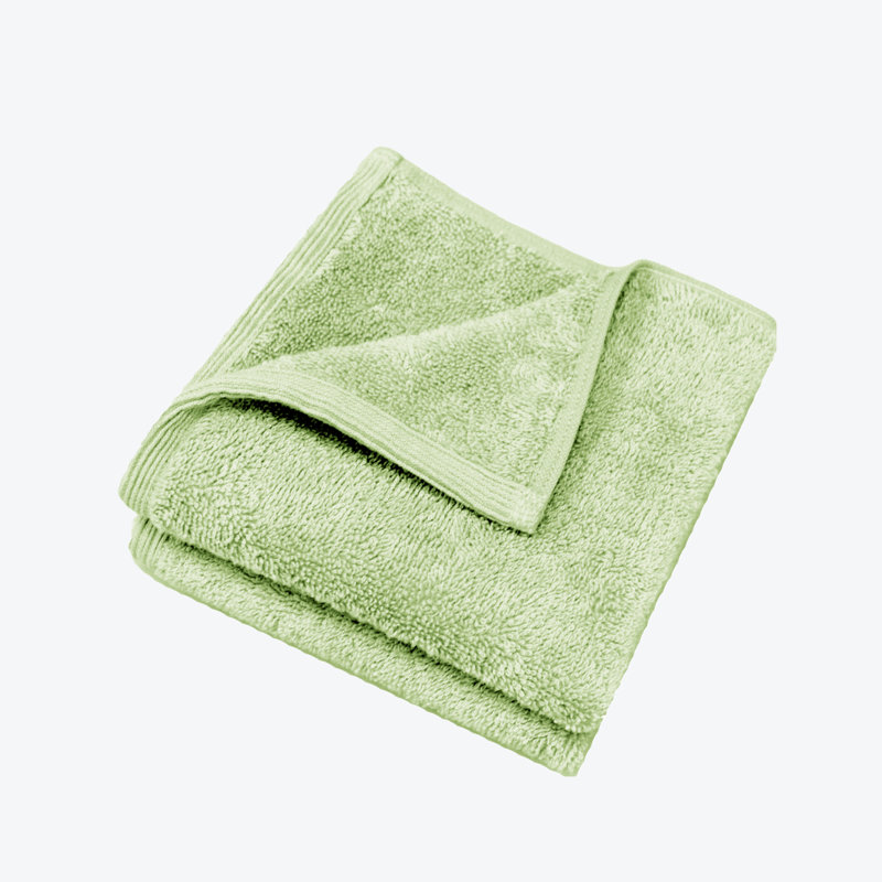 Demarien 2 Piece Sustainable Bamboo Face Cloths, Sage Green