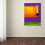 «Orange Dog I» d'Izampo, reproduction sur toile tendue-24035303