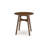 Jeyn Round Counter Table With Open Frame, 36 Inch Brown Mango Wood