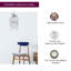 Goddard 1 - Light Chrome Crystal Pendant
