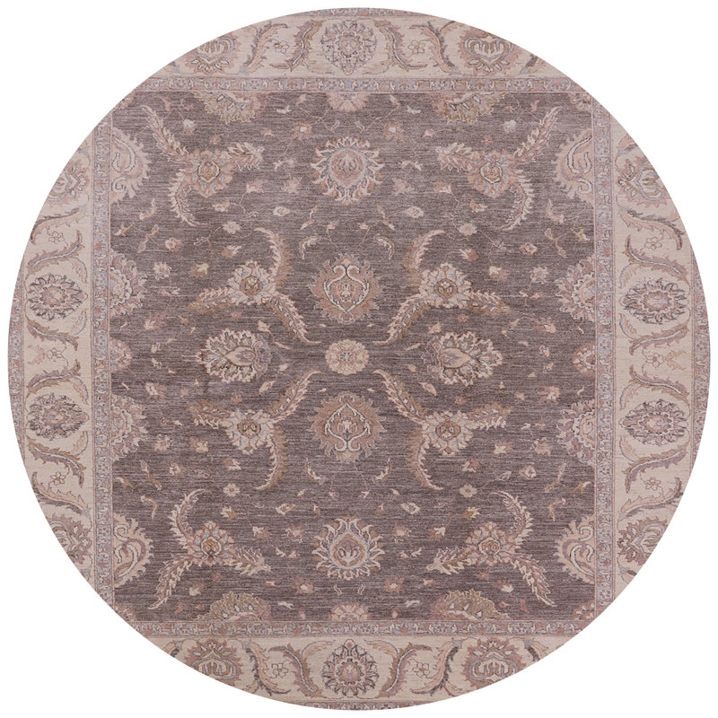 Davlin Oriental Indoor Rug, Round 8'