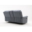 Causeuse inclinable avec accoudoirs coussinés 64,17 po