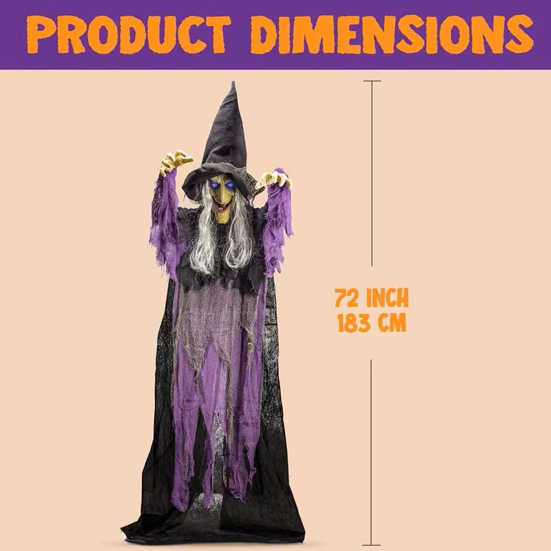 Décorations pour sorcières 72 po Halloween 72 po
