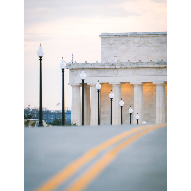 Road To Lincoln Print by Angela Pan, 32" H x 24" W , Wrapped Canvas