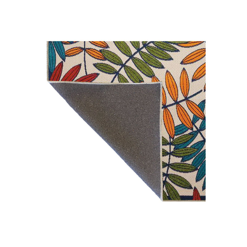 Tapis décoratif tissé à motif floral moderne jaune, Tapis de couloir 3 pi 3 po x 6 pi 7 po 