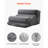Orthopedic Bed Wedge Pillow 4 Pcs Adjustable for Back Leg Neck Sleep GERD