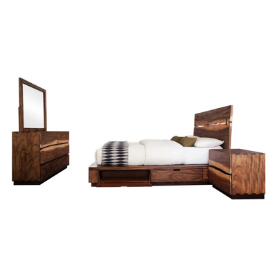 Ensemble de chambre à coucher 4 pièces Hennagan