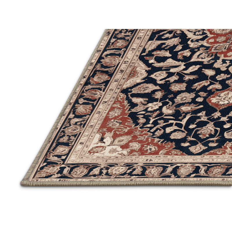 Machine Washable Persian Beige Area Rug, Rectangle 2' x 3'