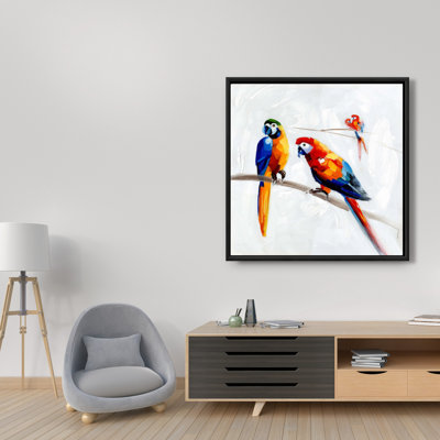 " Parrots On A Branch "