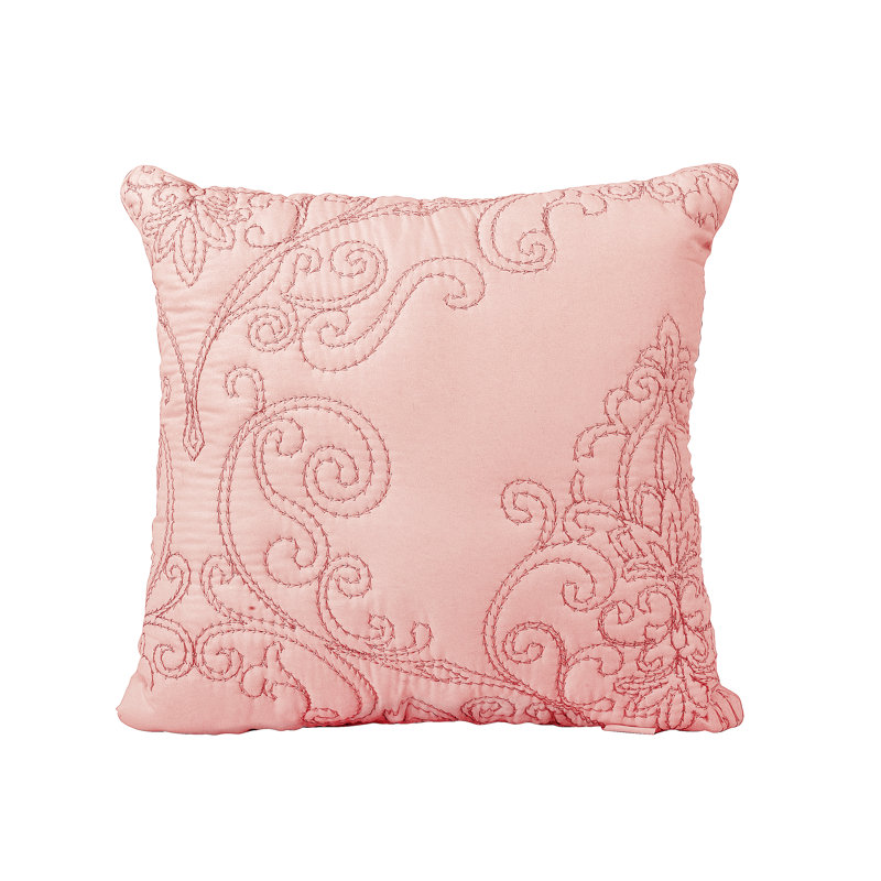 Dusty Pink Reversible Microfiber Queen Bedspread Set