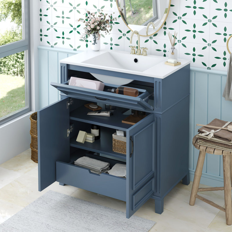 Meuble-lavabo 30 po avec lavabo en céramique