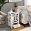 40cm W Manufactured Wood Bedside Table