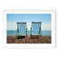 Brighton Beach Chairs - Picture Frame Photograph on Paper -74856193-87886838