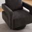 Fauteuil d'appoint pivotant à dossier creux et accoudoirs l 29,12 po-1913578879