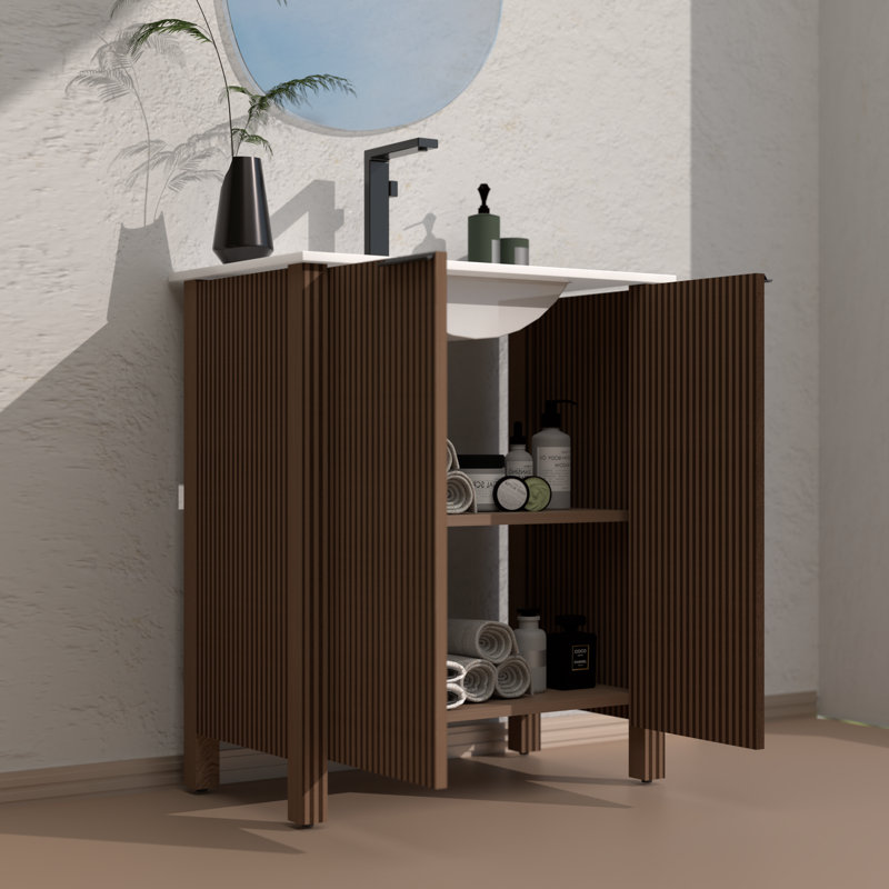 Bathroom Vanity With Ceramic Sink