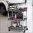 Foldable Utility Carts With Wheels, 3-tier Holds Folding Rolling Cart With Fixed Rope, Pack-n-roll Collapsible Service Cart For Home, Office, Garage, And Warehouse - No Assembly Required