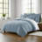 Elsie Linen Look Duvet Cover 8 Piece Designer Set-101216969-101216968