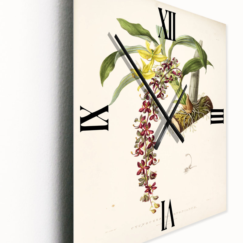 Horloge murale Flower II, Médium