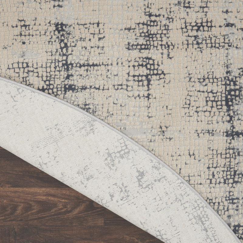 Maliana Abstract Indoor Rug, Round 7'10"