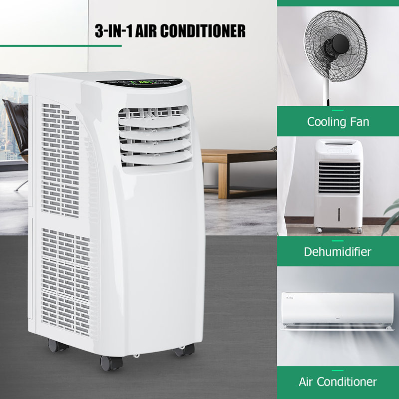 Costway 8000 BTU Portable Air Conditioner for 230 Square Feet with