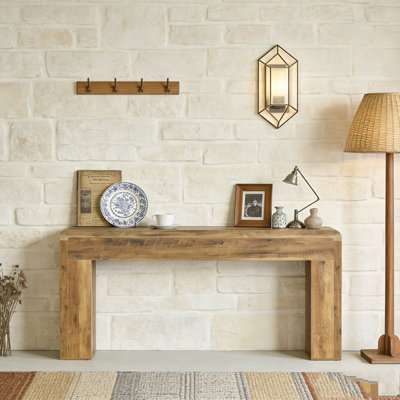 Wooden Sofa Entryway Console Foyer Table