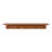 Shea Poplar Solid Wood Floating Shelf with Hooks-1978931066