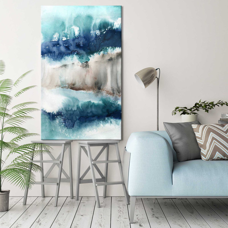 Shifting Sands par - Peinture, Toile tendue, H 60 po x l 36 po x P 1,5 po