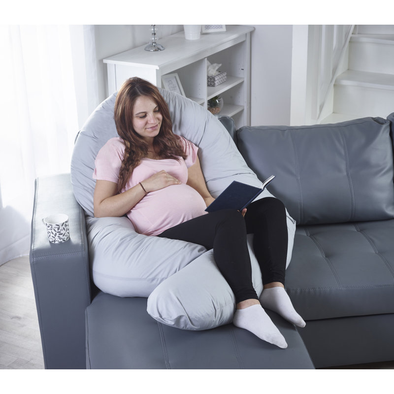 Maternity Body Pillow, L328 x W25cm, Grey