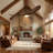 Modern Ceiling Fan With Light, Solid Walnut Wood 3 Blade Ceiling Fan ,dc Quiet Reversible Motor,smart App & Remote Control-1035807357