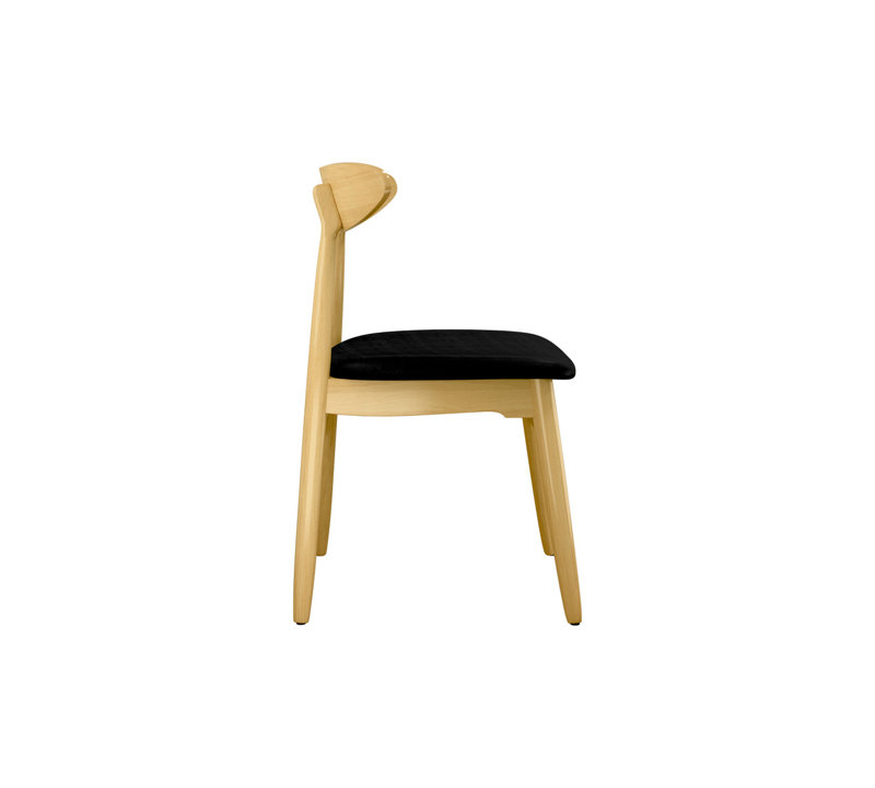  Chaise de salle à manger en cuir Arch (ensemble de 4)
