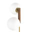 Lampe sur pied Kristy - noyer naturel