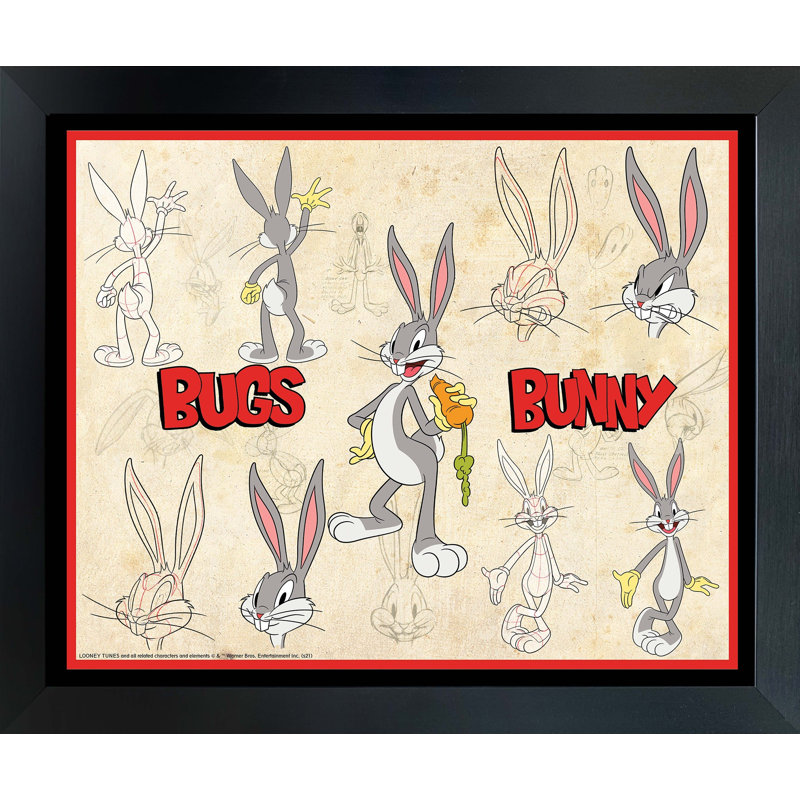 Croquis encadrés Bugs Bunny