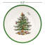 Assiettes à dîner arbre de Noël 10,5 po Spode