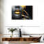 Impression sur toile Grunge Gold-1899535815