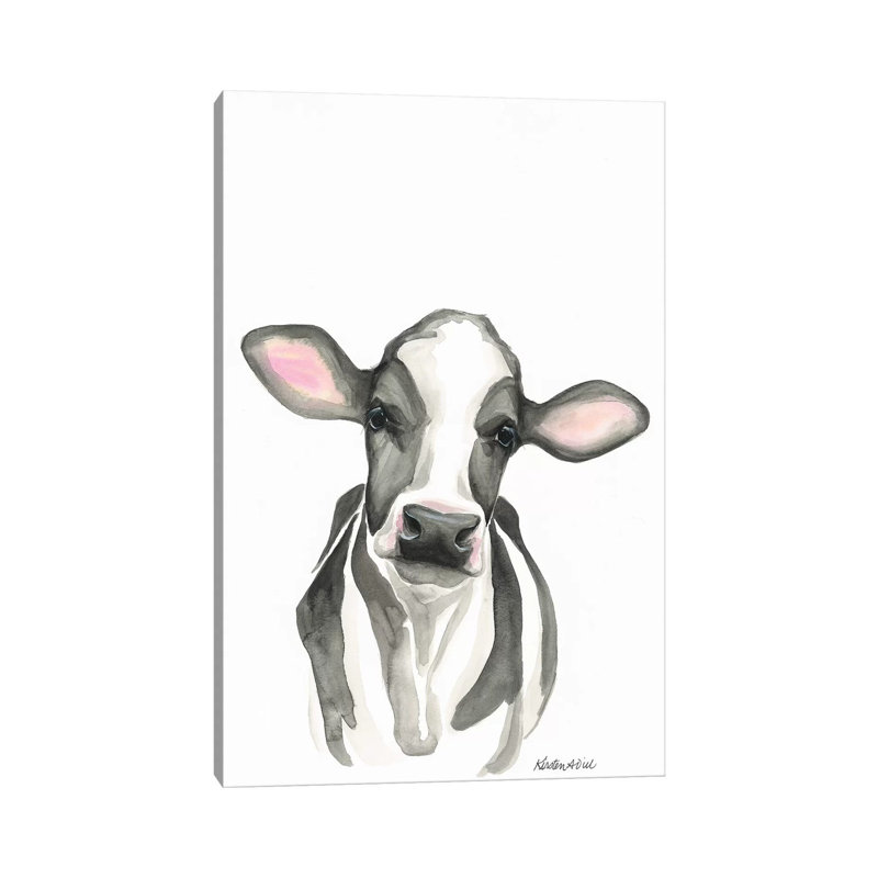 Holstein Calf by Kirsten Dill - Wrapped Canvas Gallery-Wrapped Canvas Giclée, 101.6 cm H x 66.04 cm W x 1.91 cm D