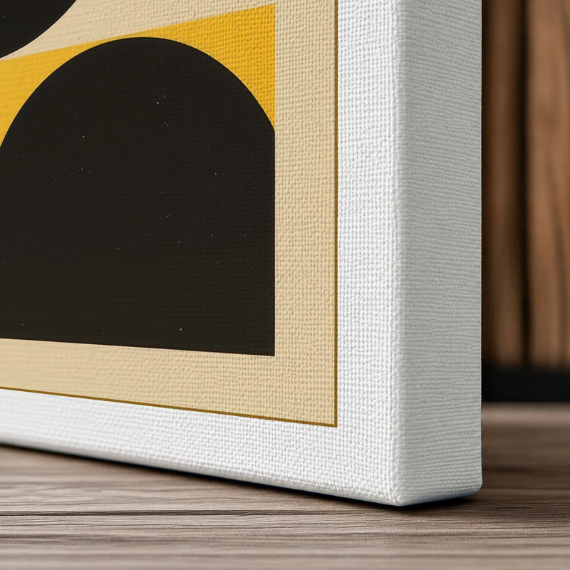 Abstract Geometry Geometric - Wrapped Canvas, 24x16 - 61.0 x 40.6 cm, White Border