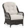 Chaise avec accoudoirs en rotin Everglade